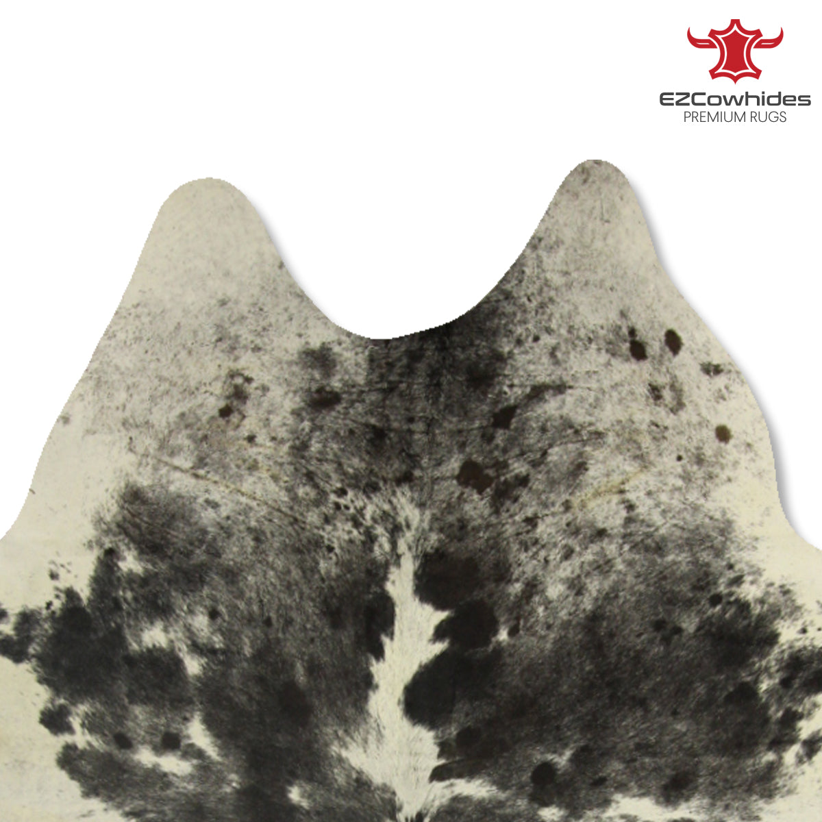 Salt & Pepper Black and White Brazilian Cowhide Rug