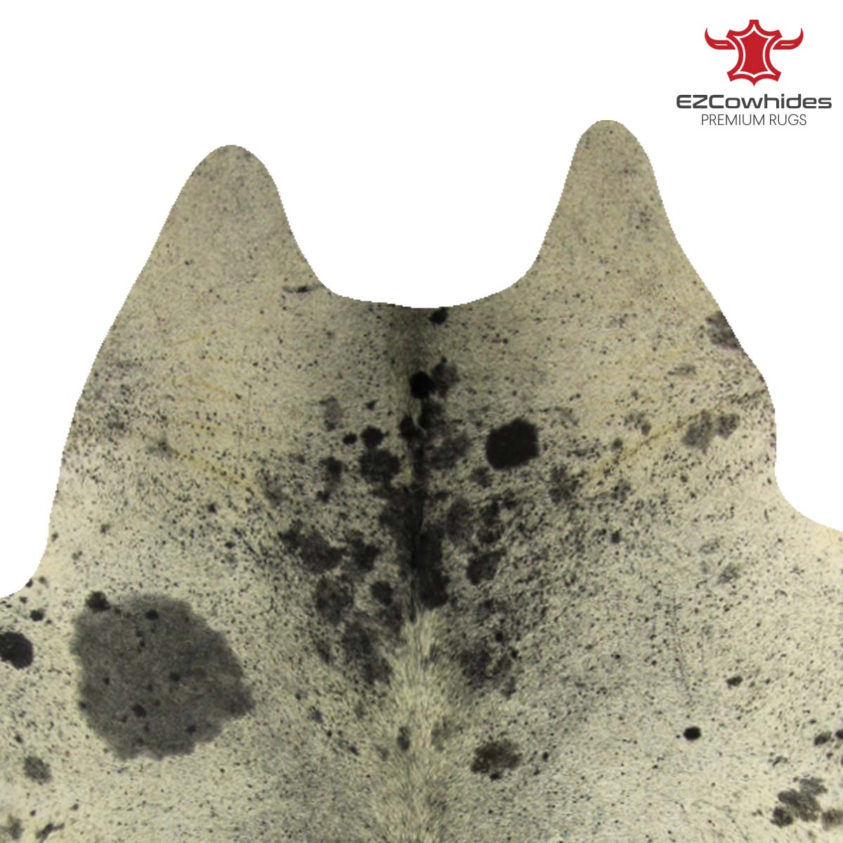 Salt & Pepper Black and White Brazilian Cowhide Rug