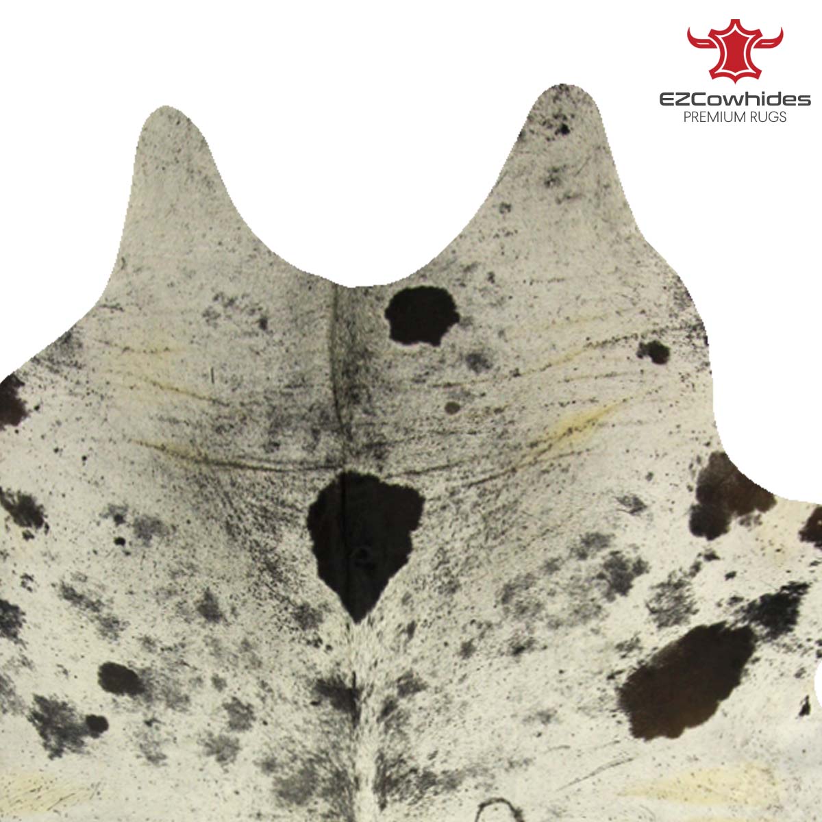 Salt & Pepper Black and White Brazilian Cowhide Rug